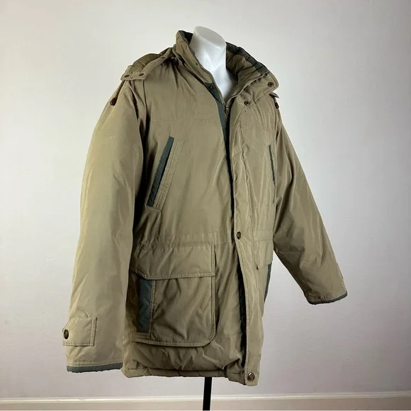 Members Only Down and Feather Hooded Field Jacket
